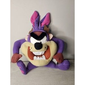 Looney Tunes Tasmania Devil TAZ Easter Bunny Russell Stover Plush Stuffed